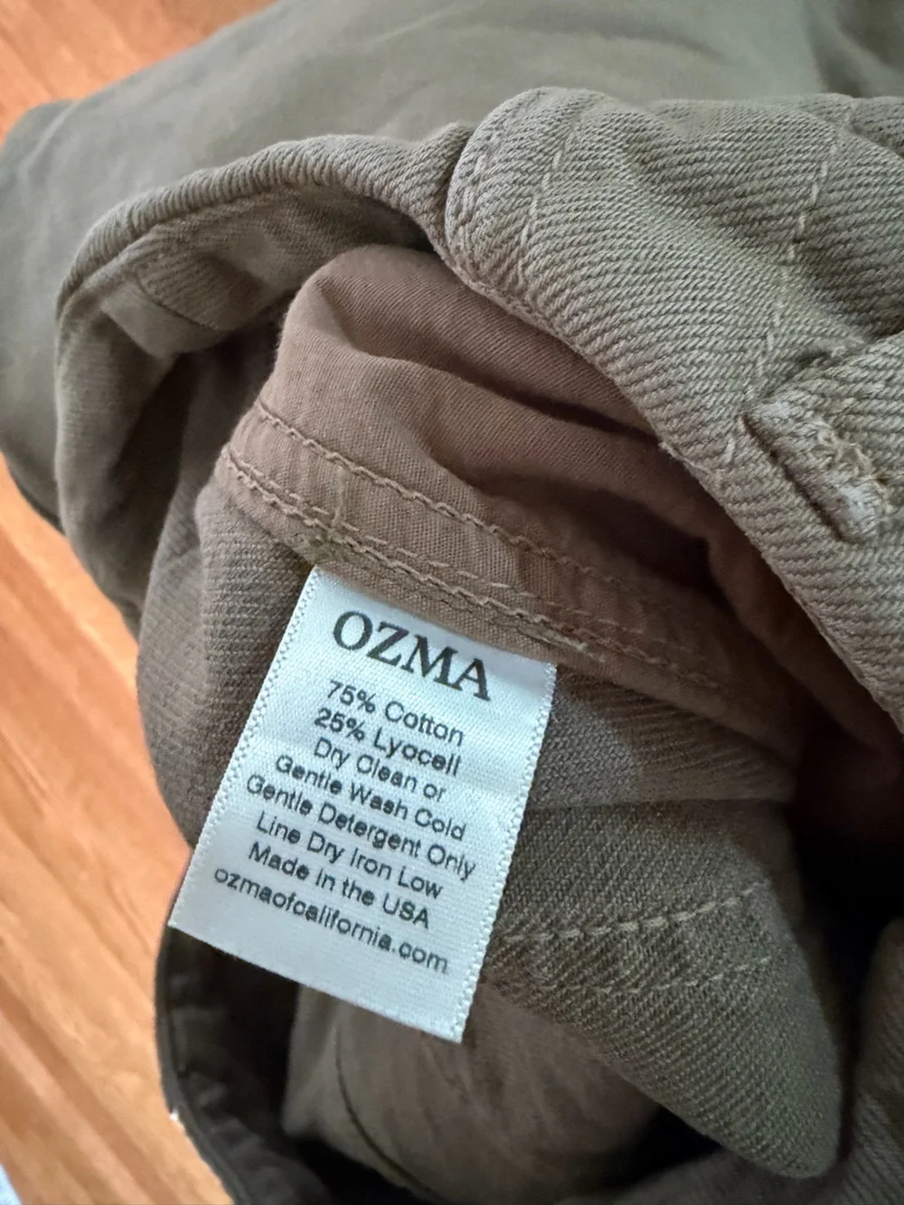OZMA Jardin Pants in Algae Green - Picture 9 of 9